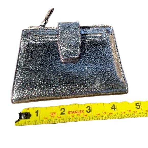 Neiman Marcus Mini Silver Wallet - Picture 1 of 3